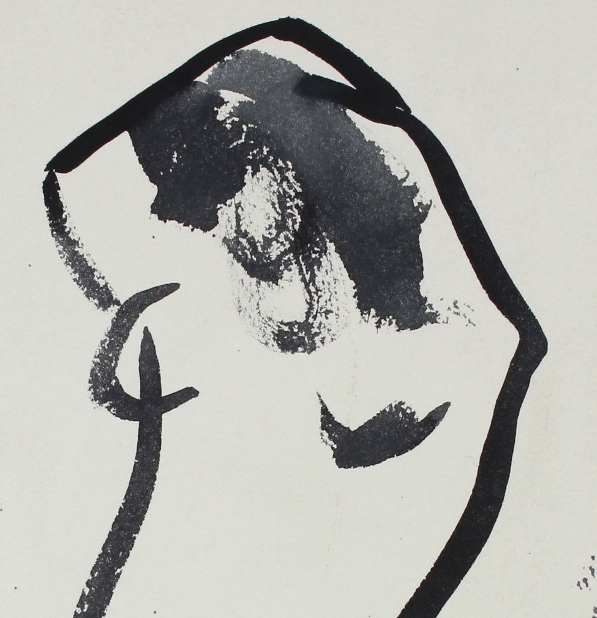 Monochrome Watercolor Nude, 1980<br><br>#57120