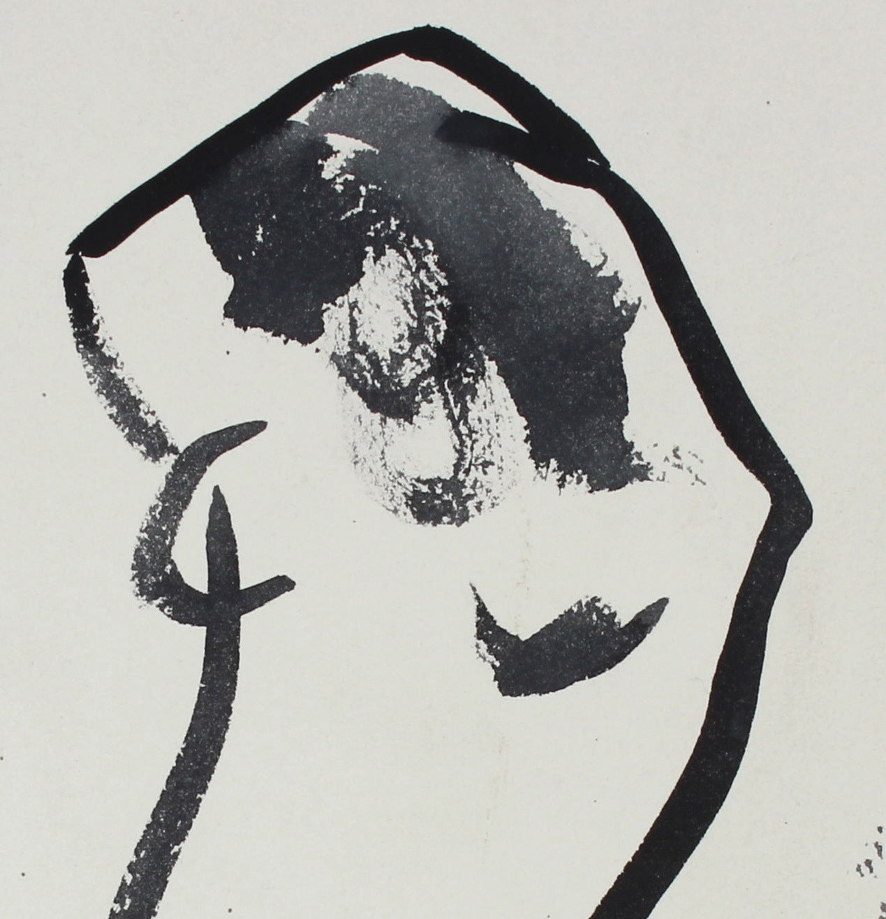 Monochrome Watercolor Nude, 1980<br><br>#57120