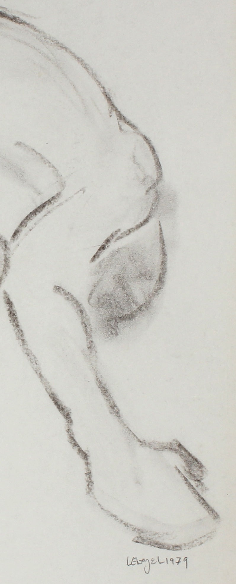 1979 Crouching Charcoal Figure<br><br>#57139