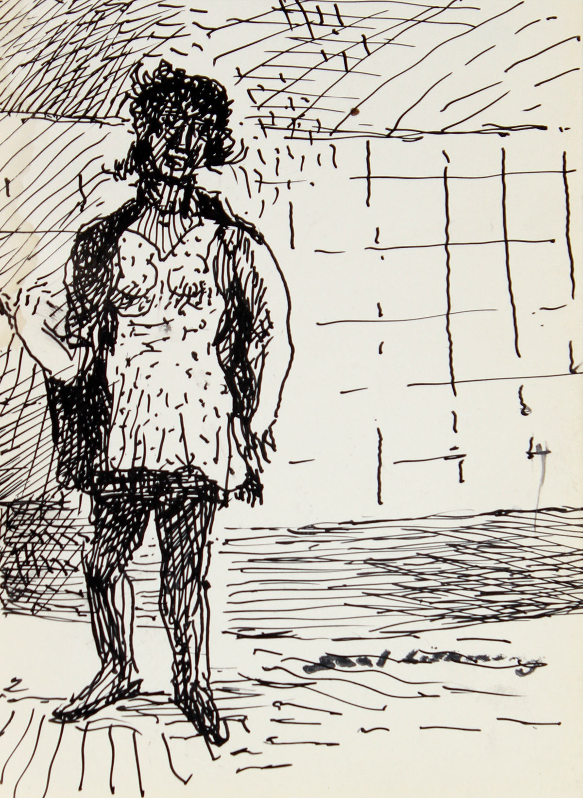 Saul Lishinsky Drawing & Watercolor - Lost Art Salon