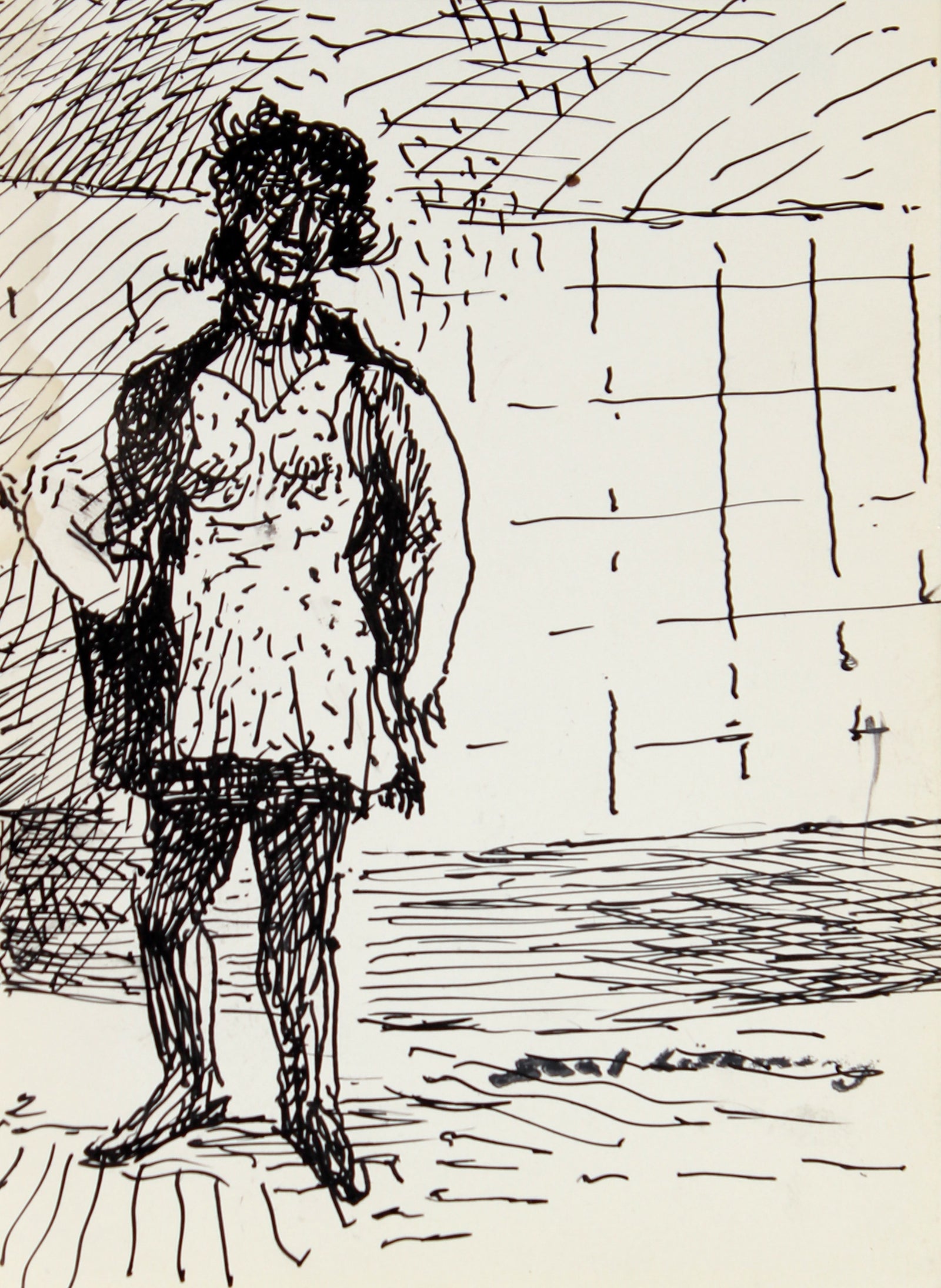 Saul Lishinsky Drawing & Watercolor - Lost Art Salon