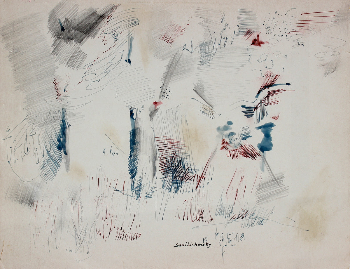 Saul Lishinsky Drawing & Watercolor - Lost Art Salon