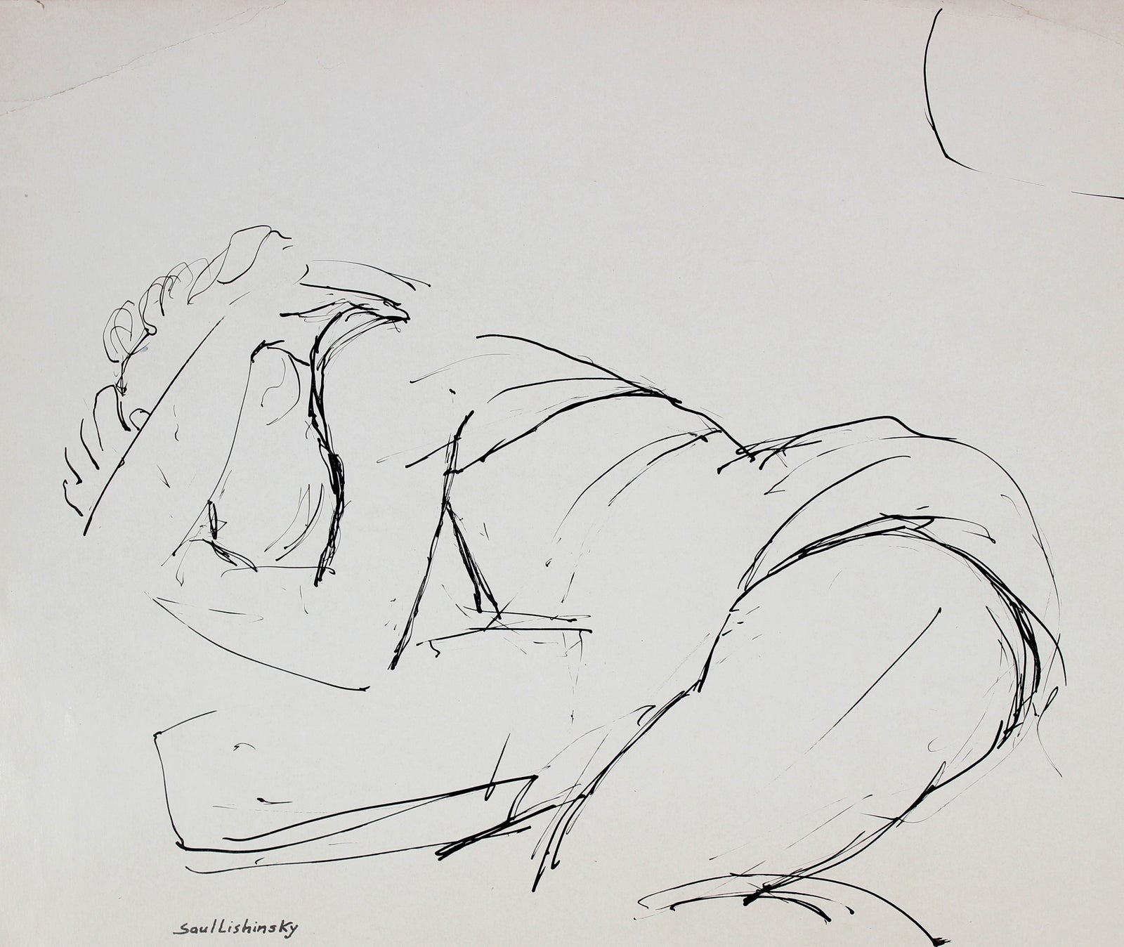 Saul Lishinsky Drawing & Watercolor - Lost Art Salon