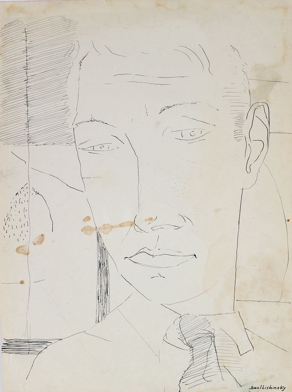 Saul Lishinsky Drawing & Watercolor - Lost Art Salon