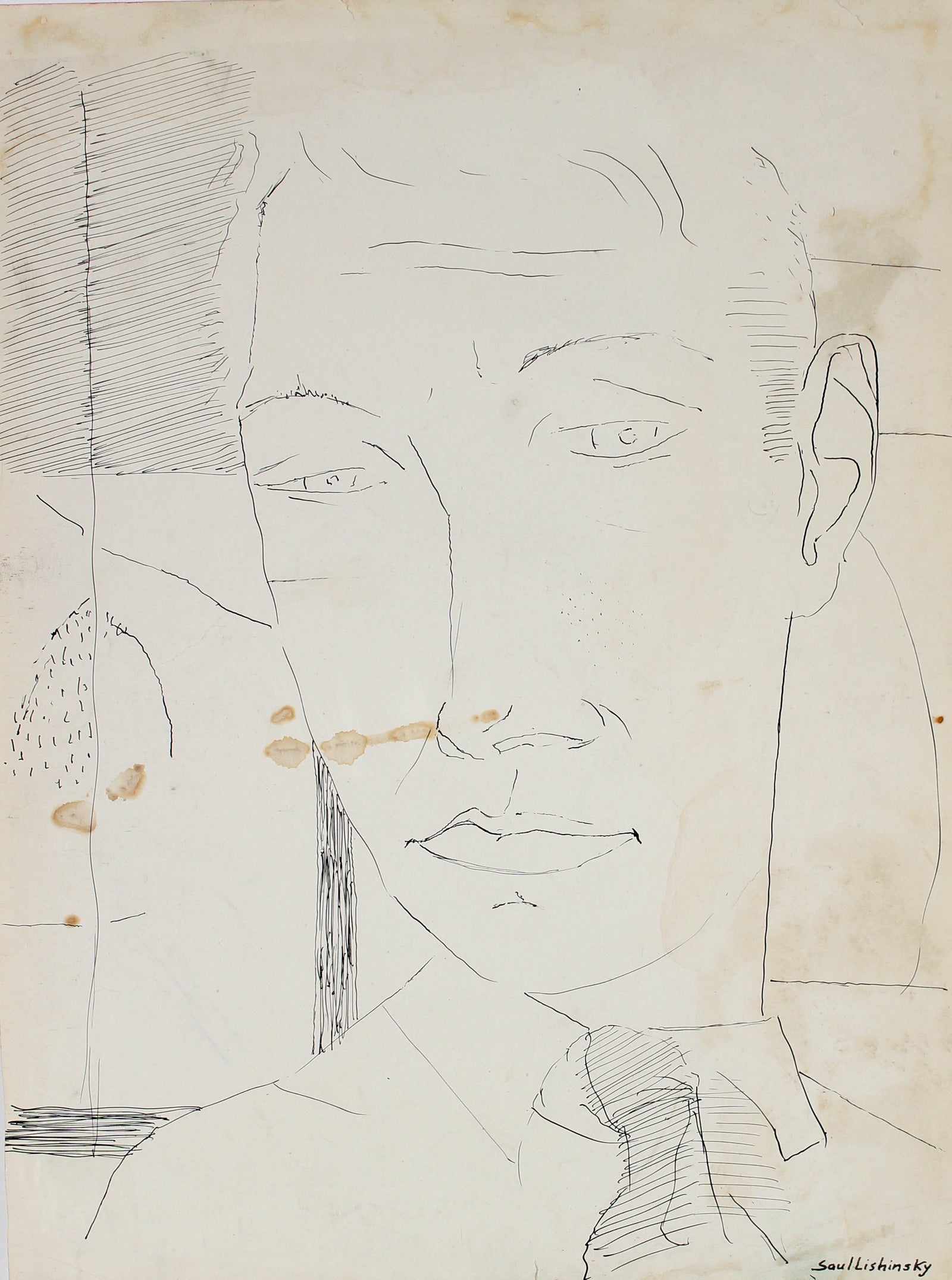 Saul Lishinsky Drawing & Watercolor - Lost Art Salon