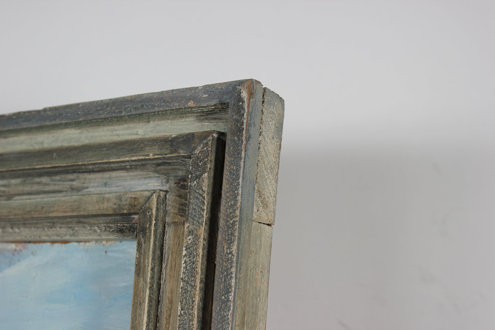 Kneeling Expressionist Figure<br>1940-50s Oil<br><br>#59307