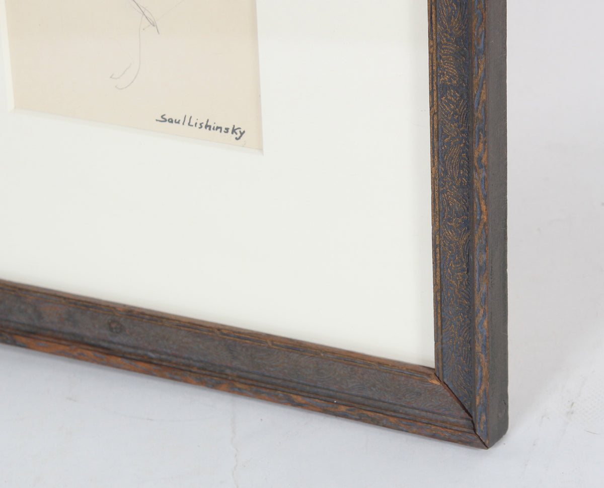 Modernist Gentleman with Glasses <br>Mid Century Graphite <br><br>#58056