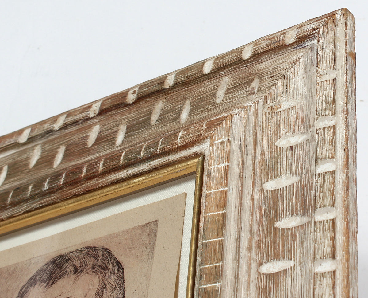 Self Portrait of the Artist<br>1920s Etching<br><br>#60103