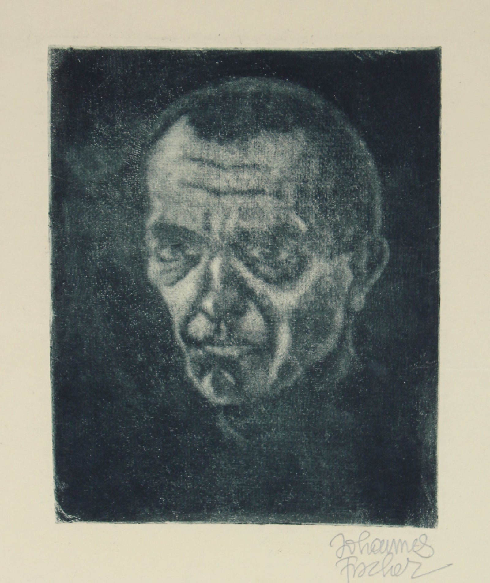 Portrait from the Austrian Secession<br>1920s Etching<br><br>#60118