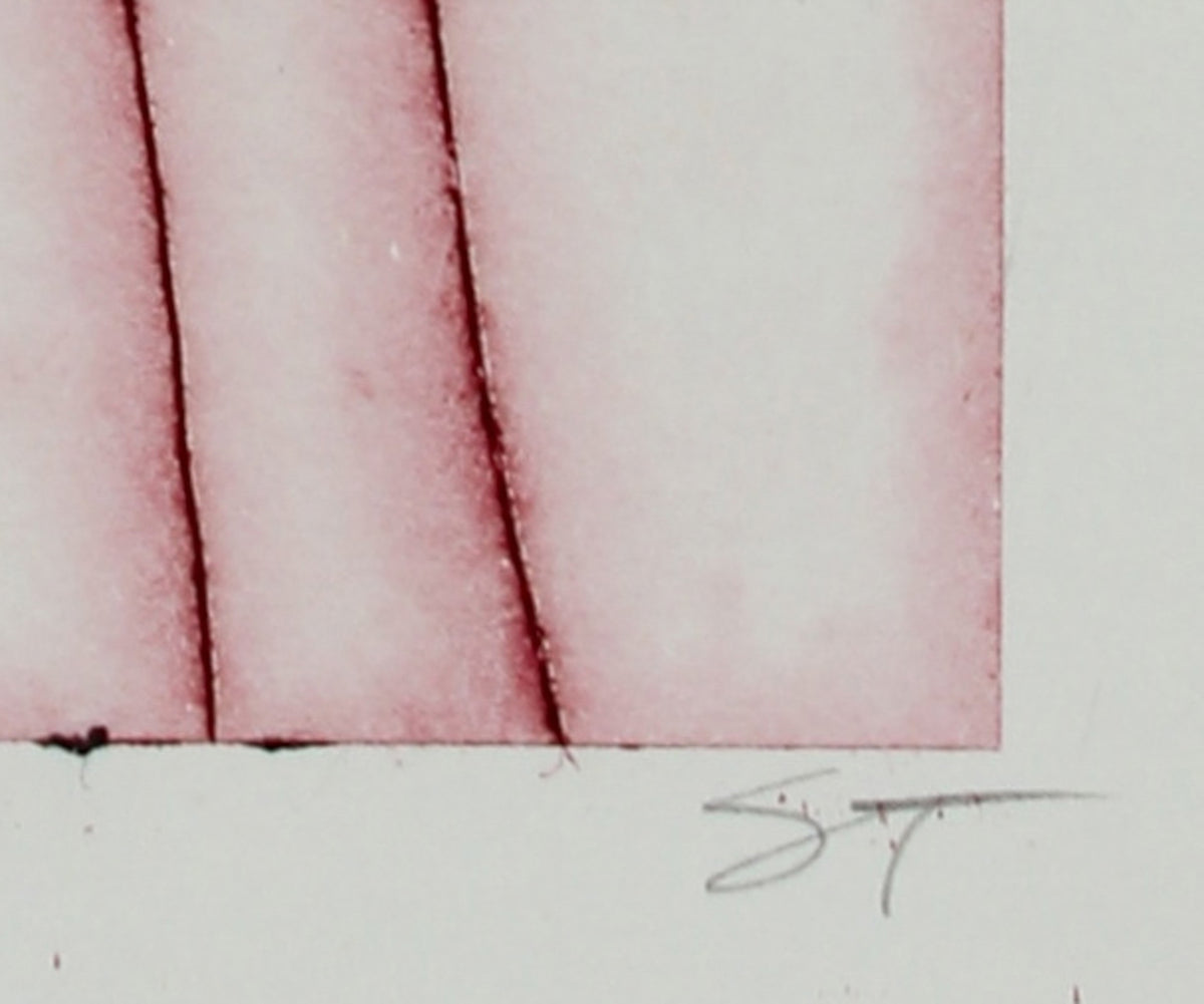 Anatomical Study of the Knee <br>20th Century Etching <br><br>#61004