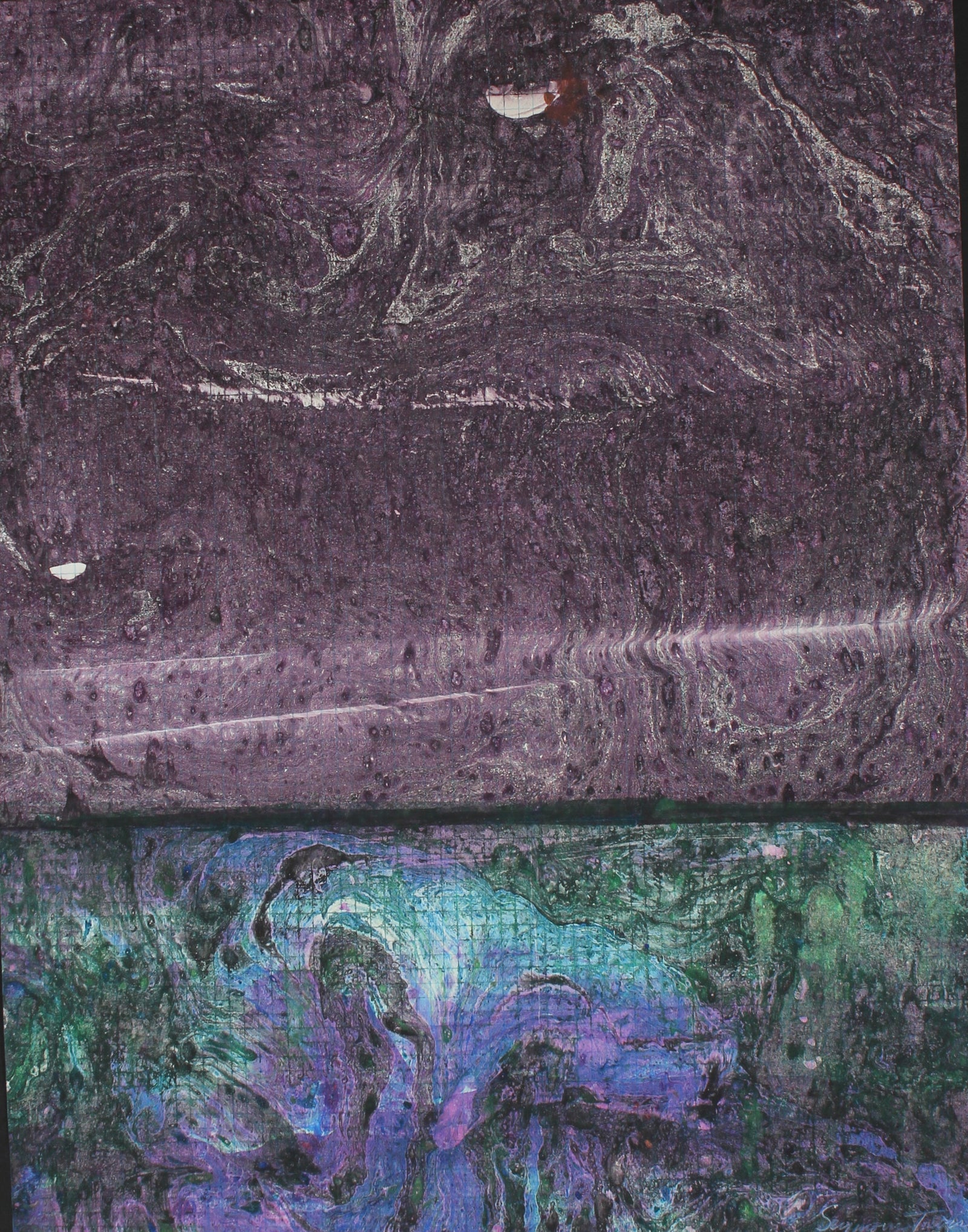 <i>Cosmos I</i> <br>c. 1979 Oil on Paper<br><br>#61189