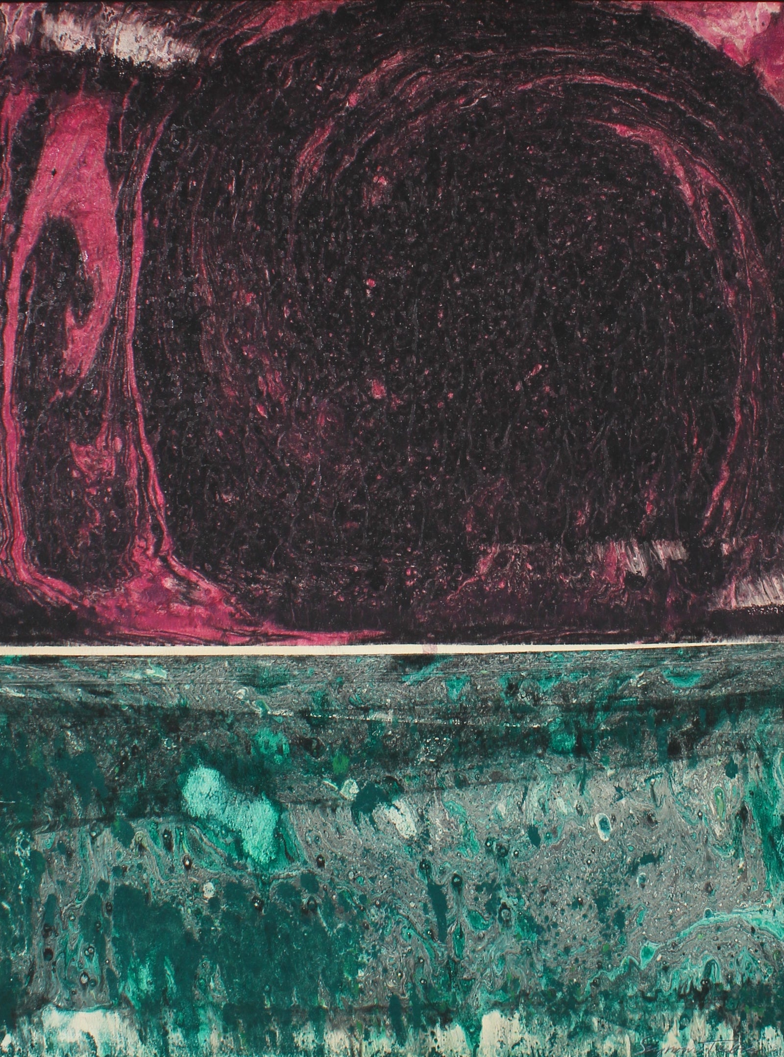 <i>Cosmos III</i> <br>1979 Oil on Paper <br><br>#61246