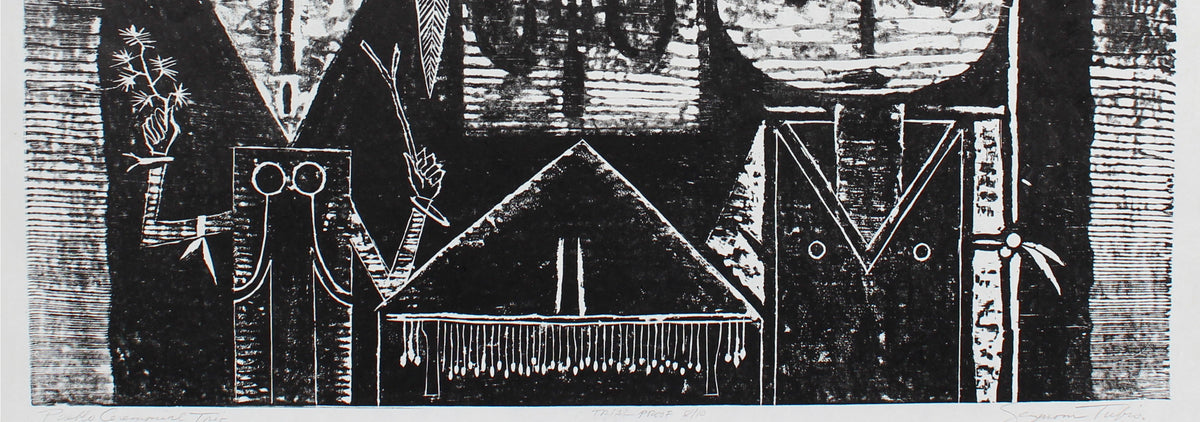 <i>Pueblo Ceremonial Trio</i><br>1968 Etching<br><br>#61555