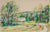 <i>Landscape at Green River, NY</i> <br>1952 Pastel <br><br>#61663