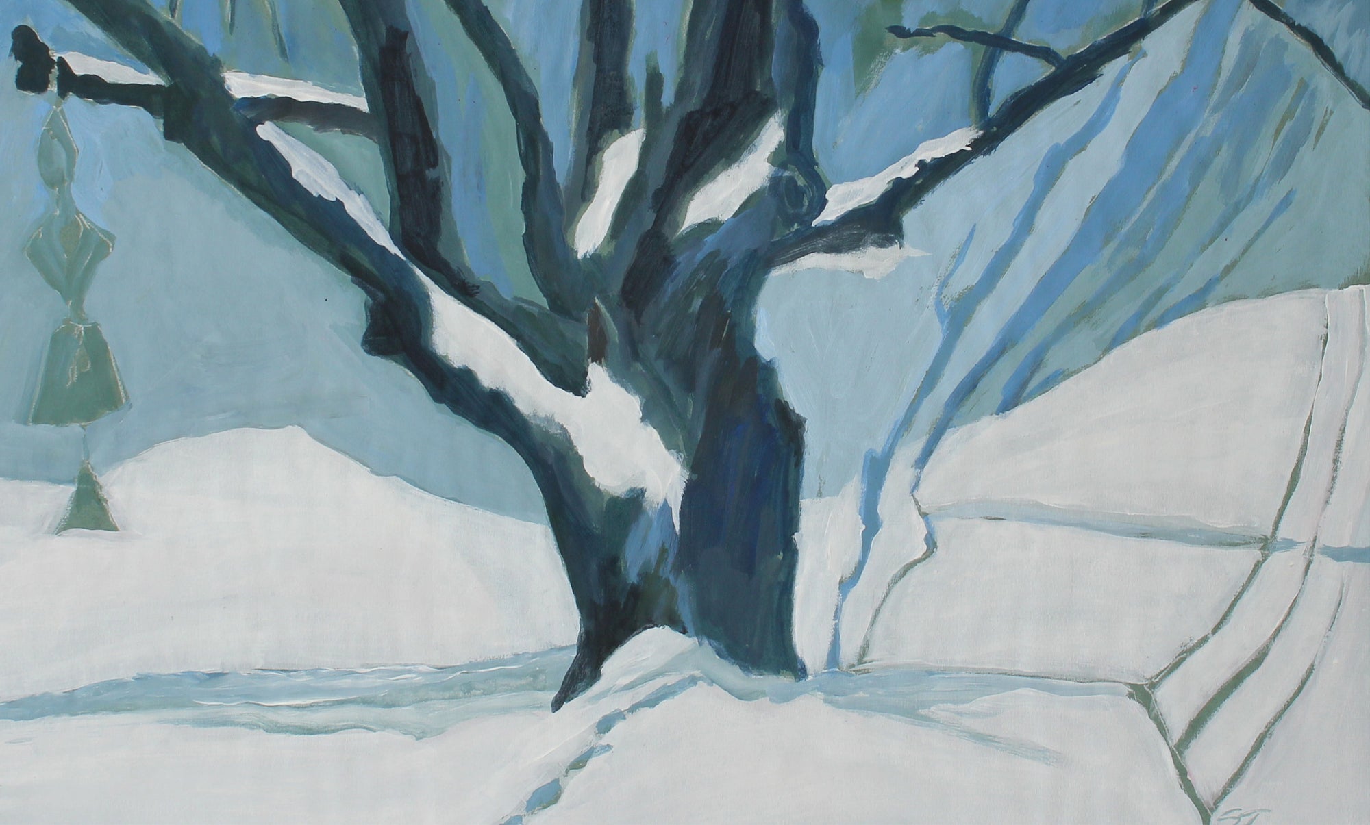 <i>Winter 1988</i> <br>1988 Acrylic on Paper <br><br>#62781