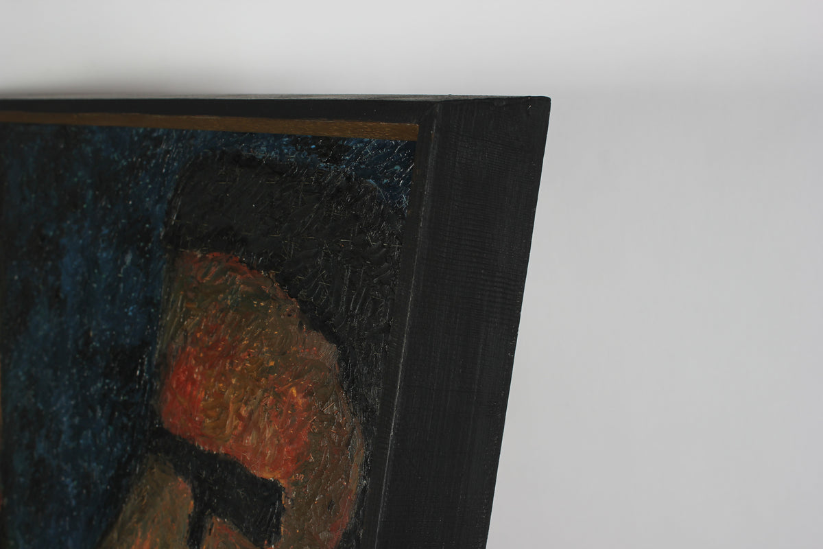 Pair of Cubist Men<br>1957 Oil<br><br>#64394