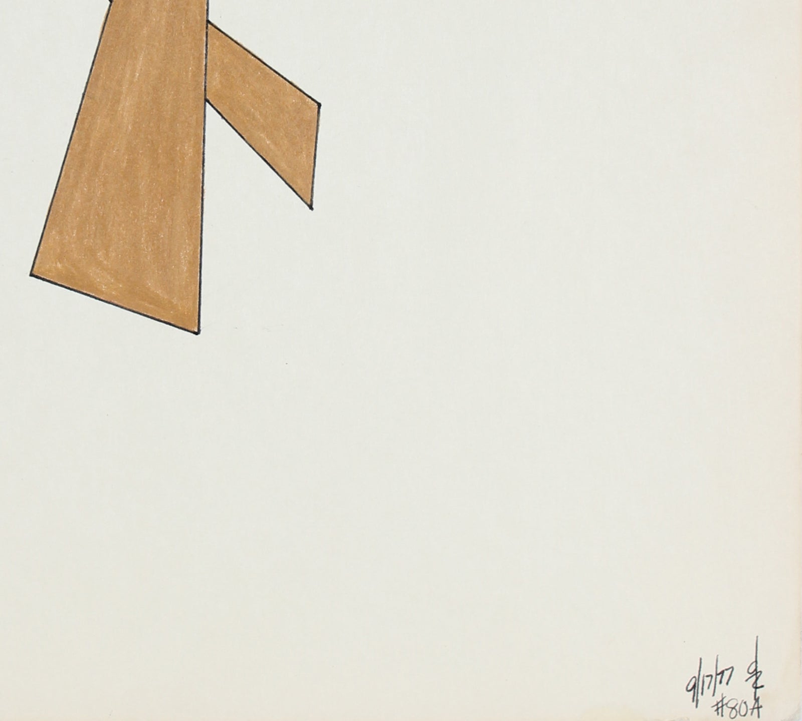 <i>#80A</i> <br>1977 Ink & Gouache <br><br>#65844