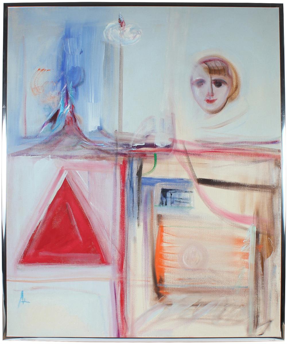 <i>Dilemma</i><br>Mid Century Oil & Acrylic<br><br>#67475