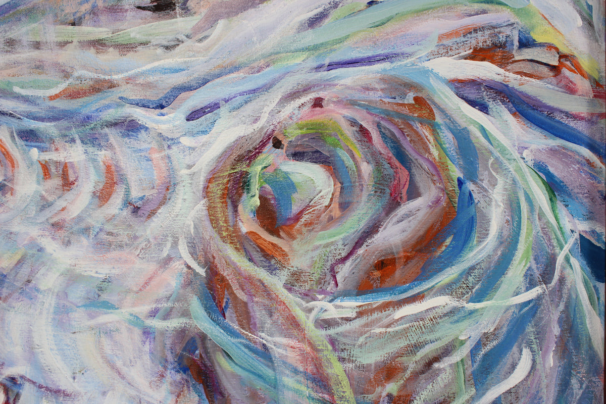 <i>Triangle</i>1978 Abstract Expressionist Oil<br><br>#67483