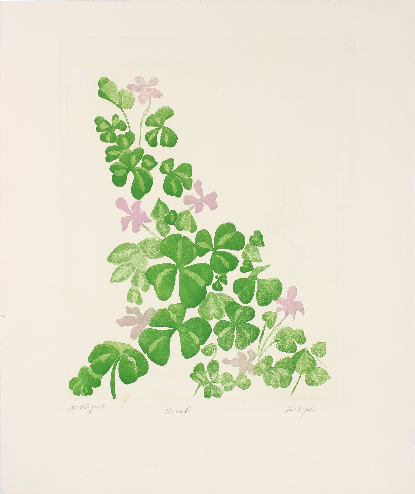 <i>Sorrel</i><br>1980 Etching<br><br>#56839