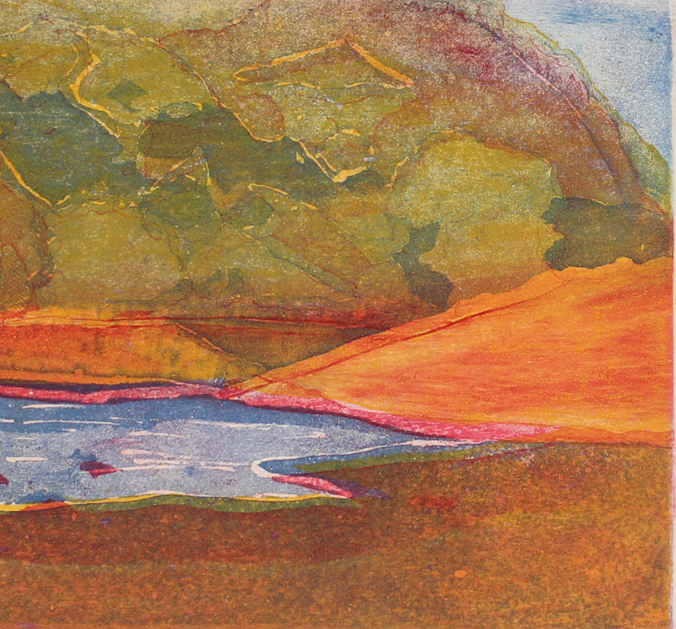 <i>Alpine Lake, Marin</i> <br>1981 Etching <br><br>#68848