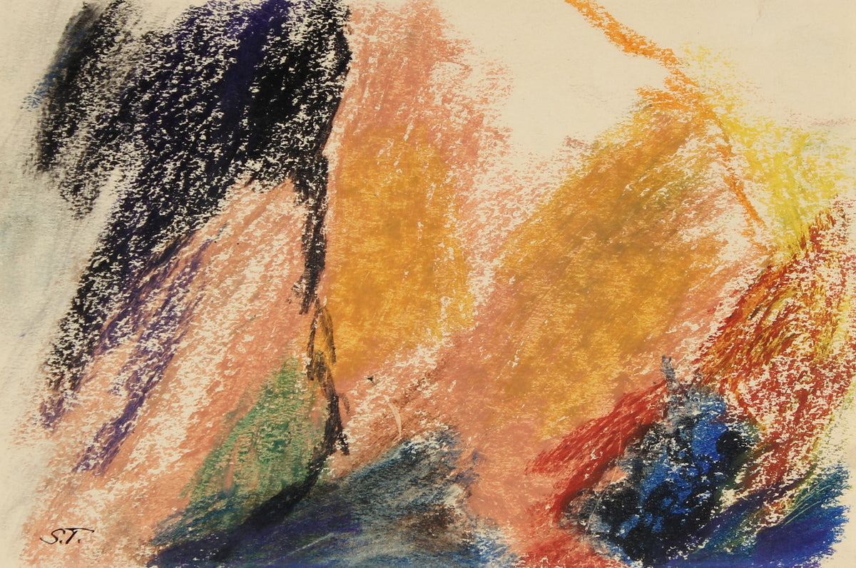 &lt;I&gt;Sketch for Anemone #3&lt;/I&gt; &lt;br&gt;20th Century Pastel &lt;br&gt;&lt;br&gt;#68975