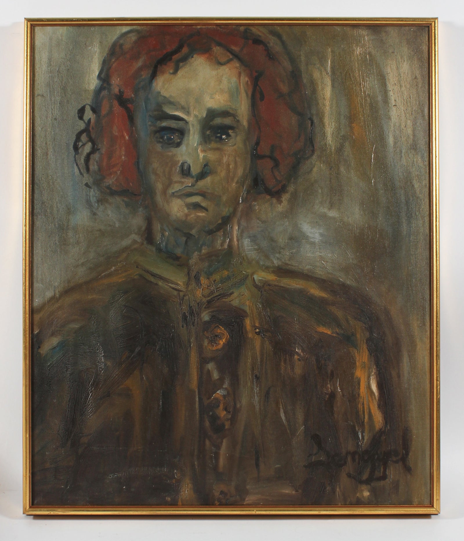 <i>Kathleen Brown, the Painter, Oakland</i> <br>1967 Oil <br><br>#69679