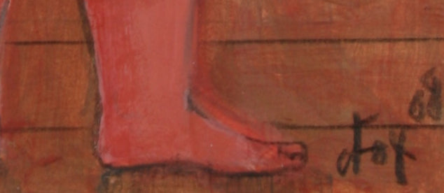 <I>Love Boat Series</I> <br>2008 Acrylic & Graphite <br><br>#71230