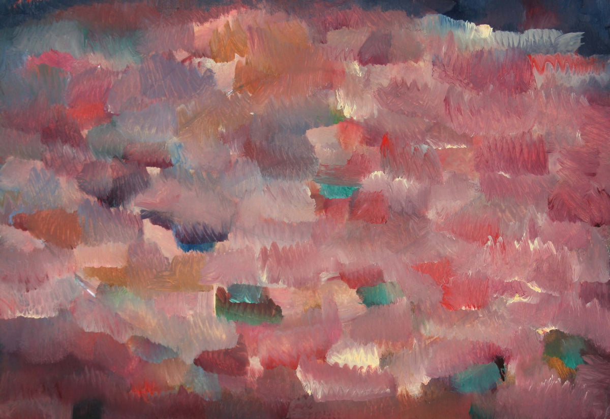 <i>Improvision</i><br>20th Century Oil on Paper<br><br>#71427