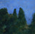 Blue Skies <br>Late 20th Century Oil on Paper <br><br>#71460