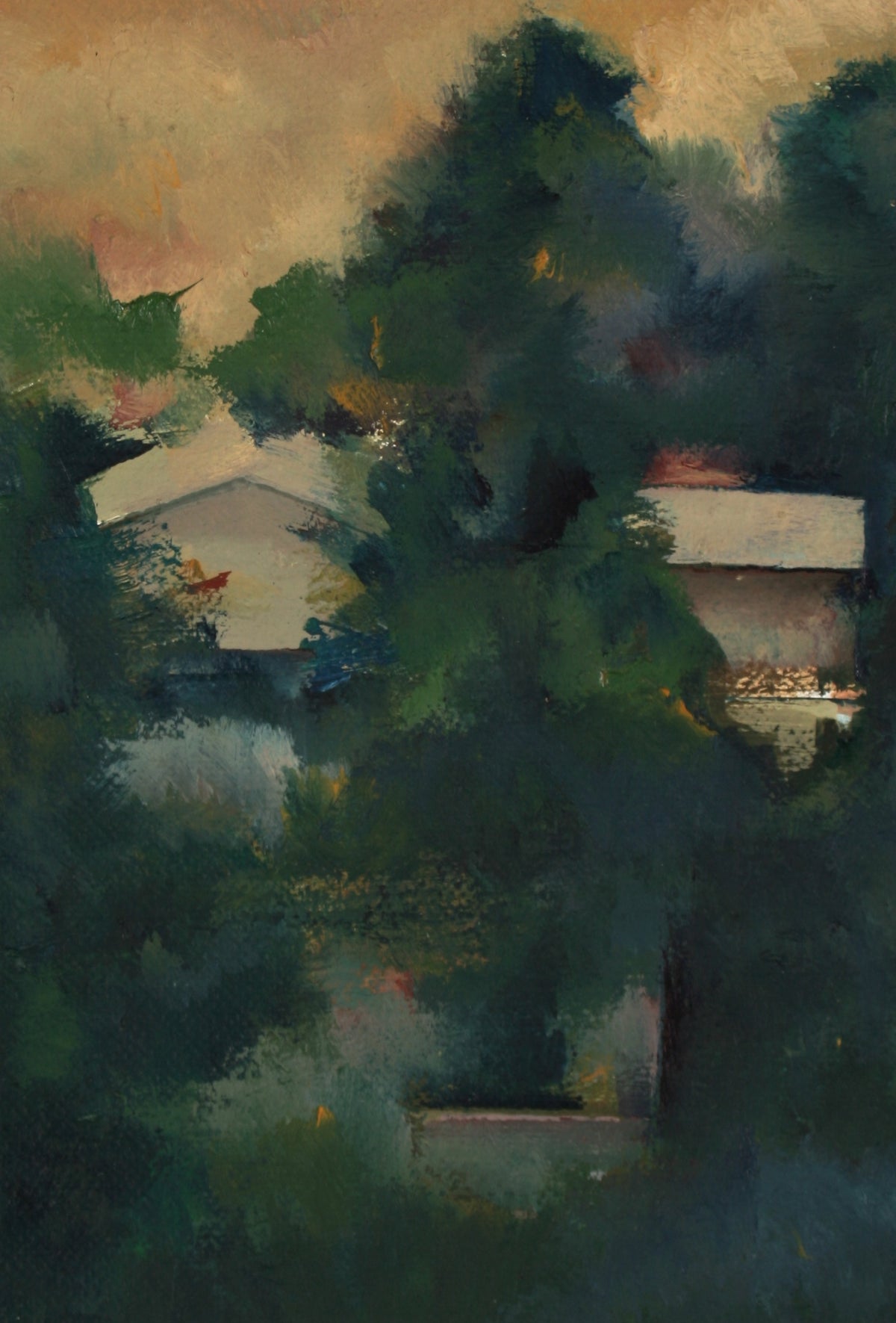 Abstracted Los Angeles Homes&lt;br&gt;20th Century Oil&lt;br&gt;&lt;br&gt;#71464