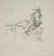 Women Reclined near the Water <br>Late 20th Century Graphite <br><br>#71503