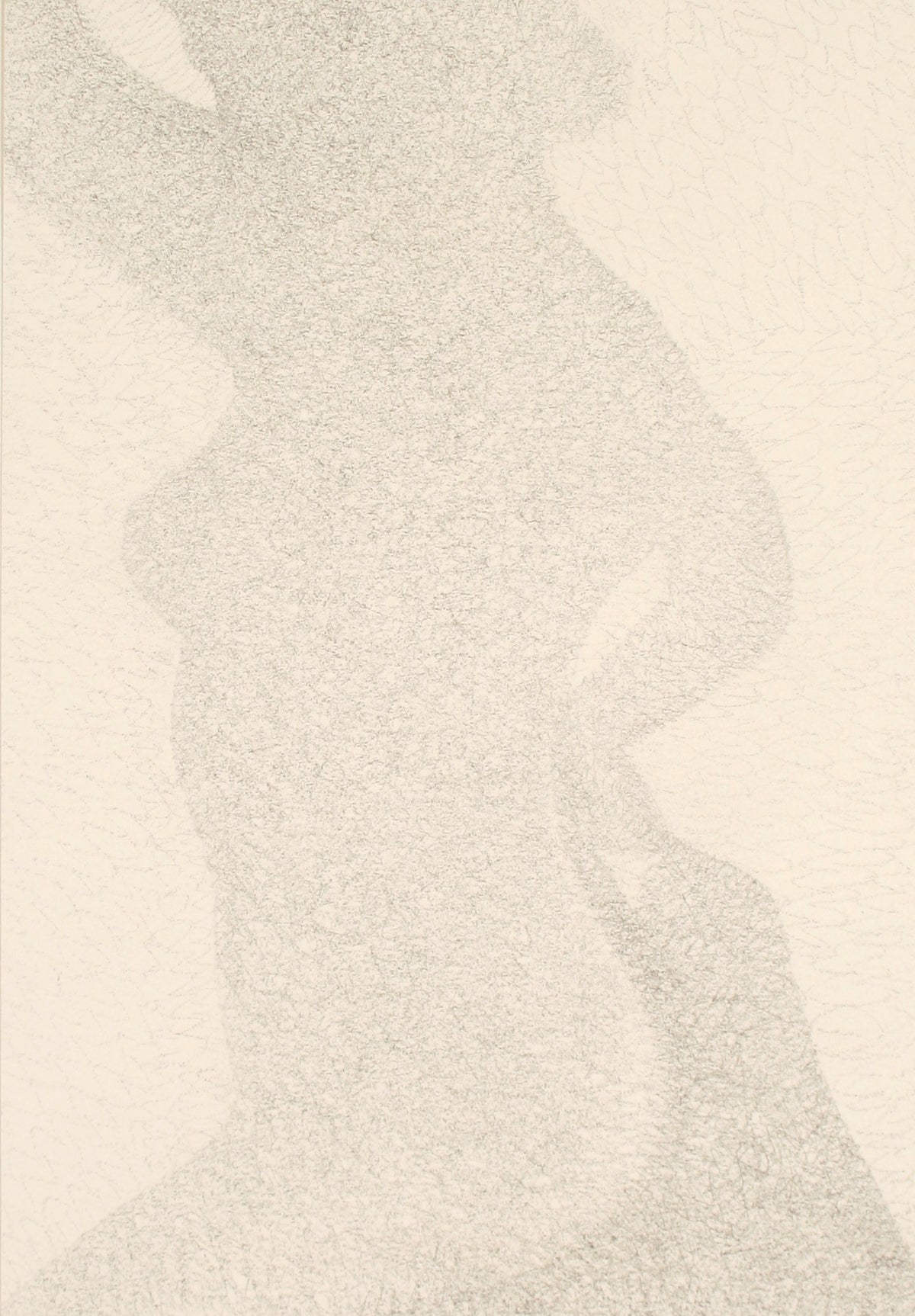 Shadow of a Woman &lt;br&gt;Late 20th Century Graphite &lt;br&gt;&lt;br&gt;#71540