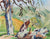 <i>Towards Greenfield</i><br>1970s Watercolor<br><br>#72032