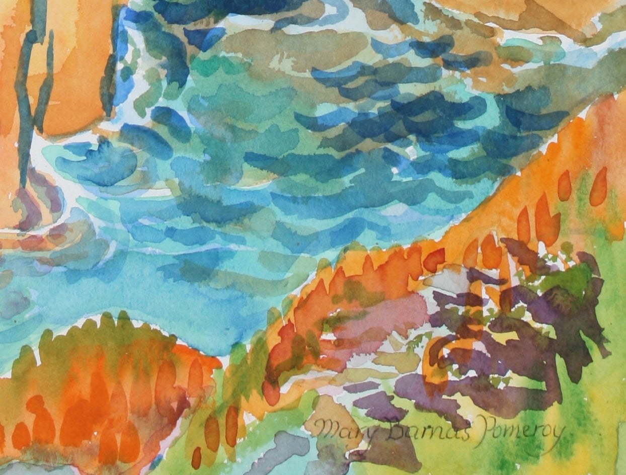 <i>Round the Cliffs</i><br>1987 Watercolor<br><br>#72037