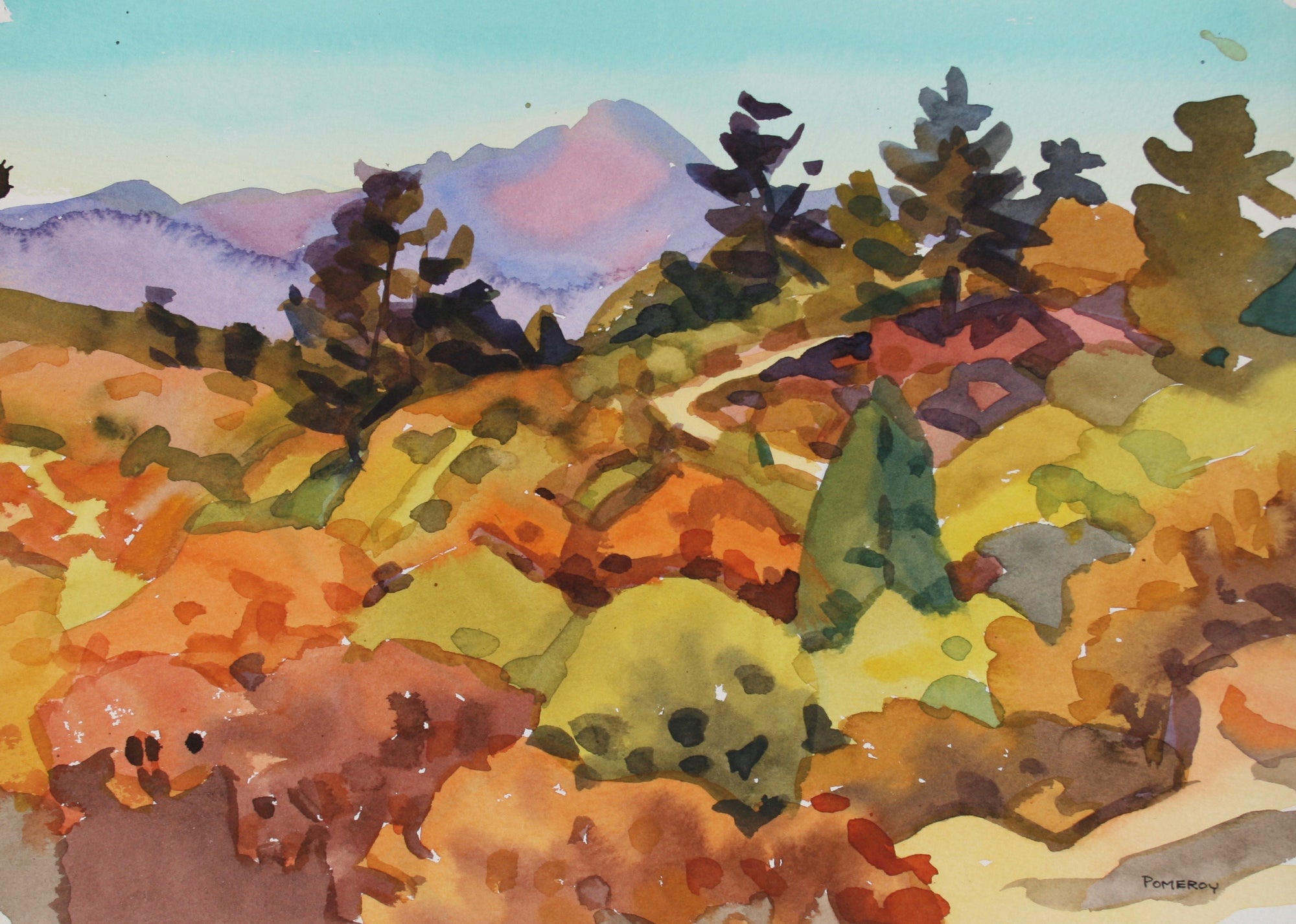 <i>Palmer Park, Colorado</i> <br>Late 20th Century Watercolor <br><br>#72046