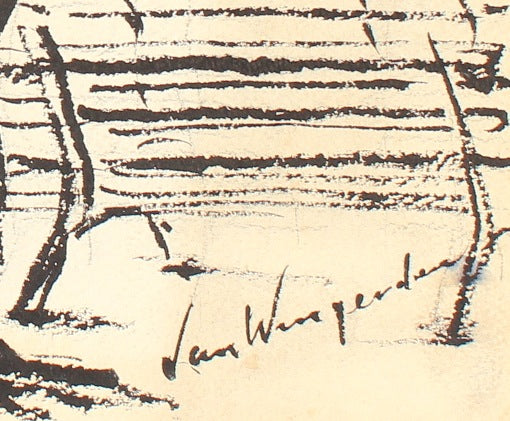 Concourse at the De Young, San Francisco<br>1940-60s Ink<br><br>#4647