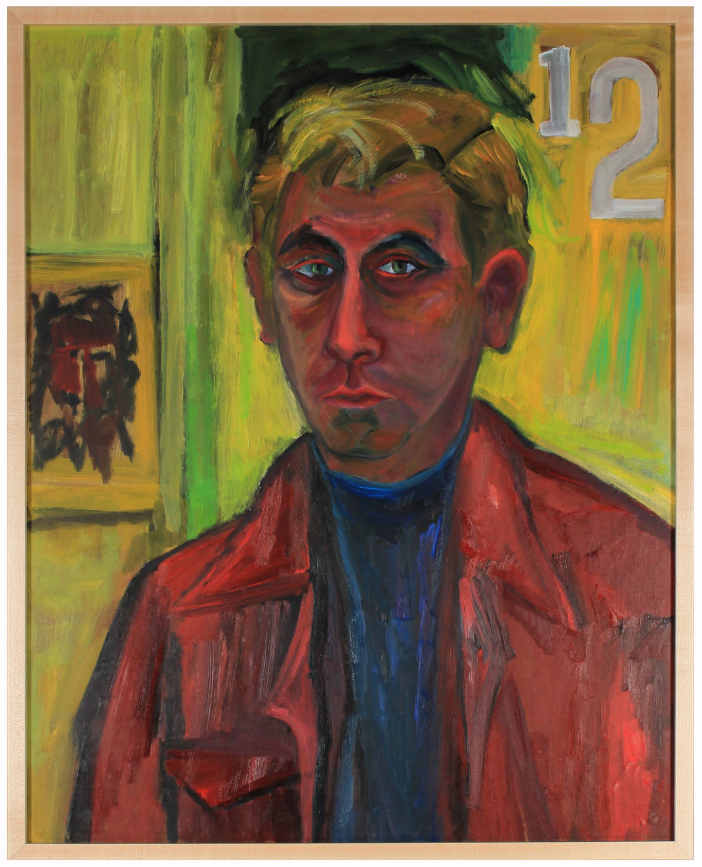 <i>Self-Portrait</i><br>1970s Oil<br><br>#83578