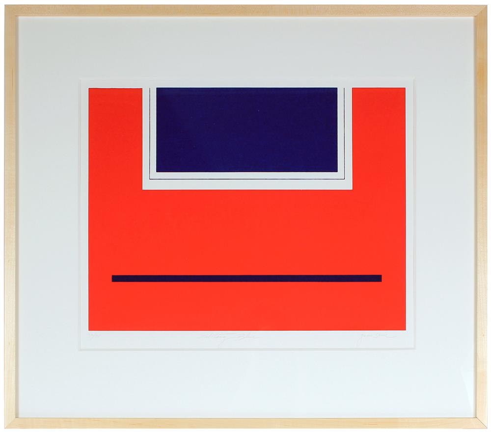 <i>Military Red</i><br>Late 20th Century Serigraph<br><br>#71847