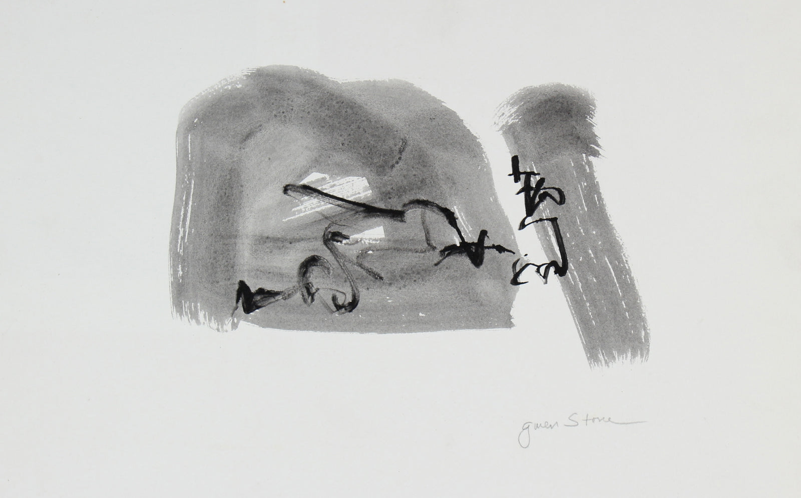 <i>Conversation</i><br>Late 20th Century Ink<br><br>#84649