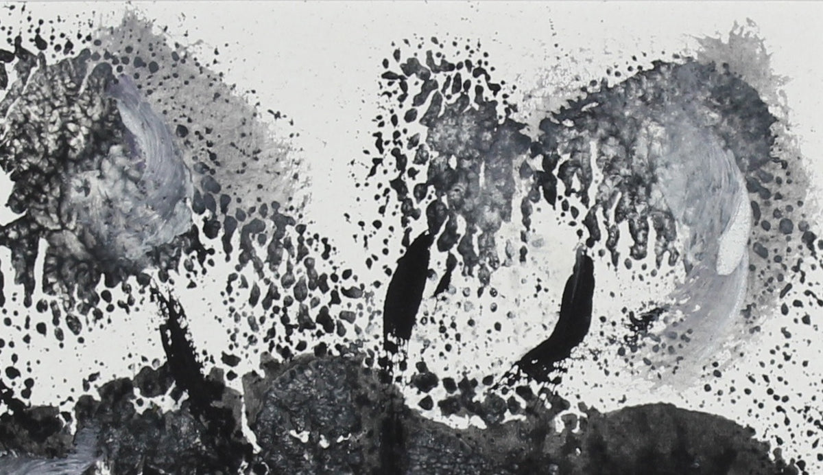 Vague Landscape Abstraction<br>Late 20th Century Monoprint<br><br>#84676