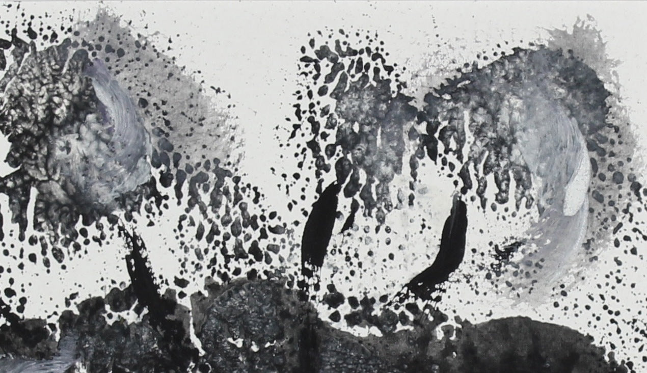 Vague Landscape Abstraction<br>Late 20th Century Monoprint<br><br>#84676