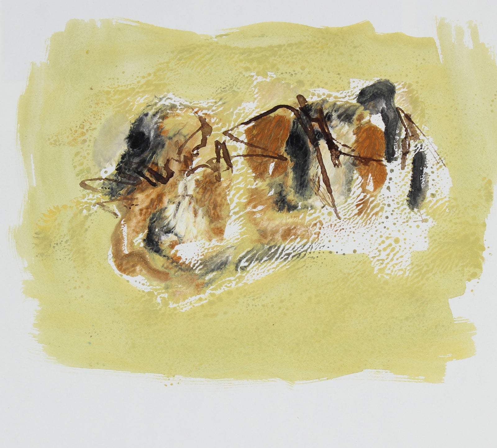 Organic Forms in Abstraction <br>2003 Monoprint <br><br>#84682