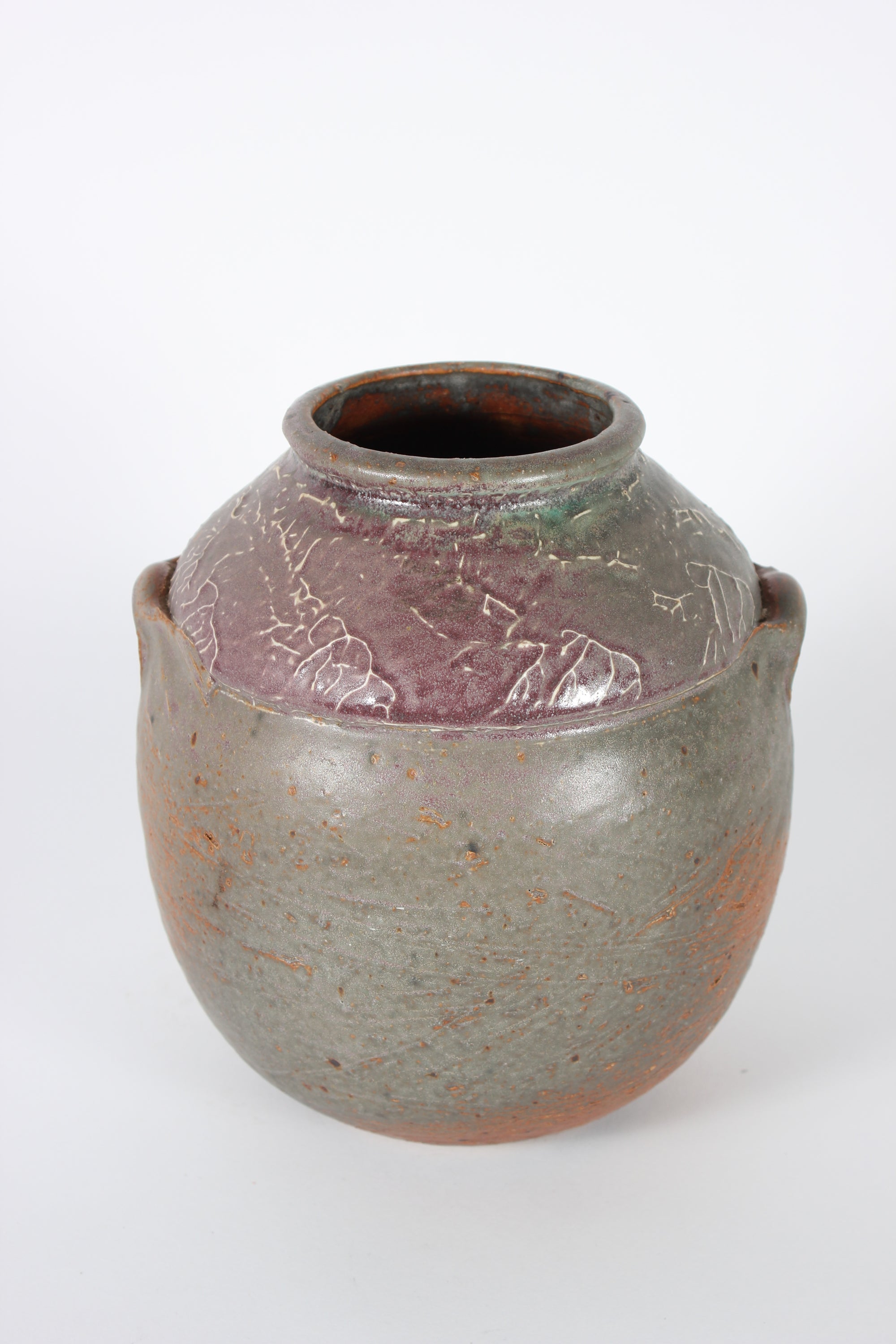 Dual-Textured Ceramic Pot <br><br>#86188