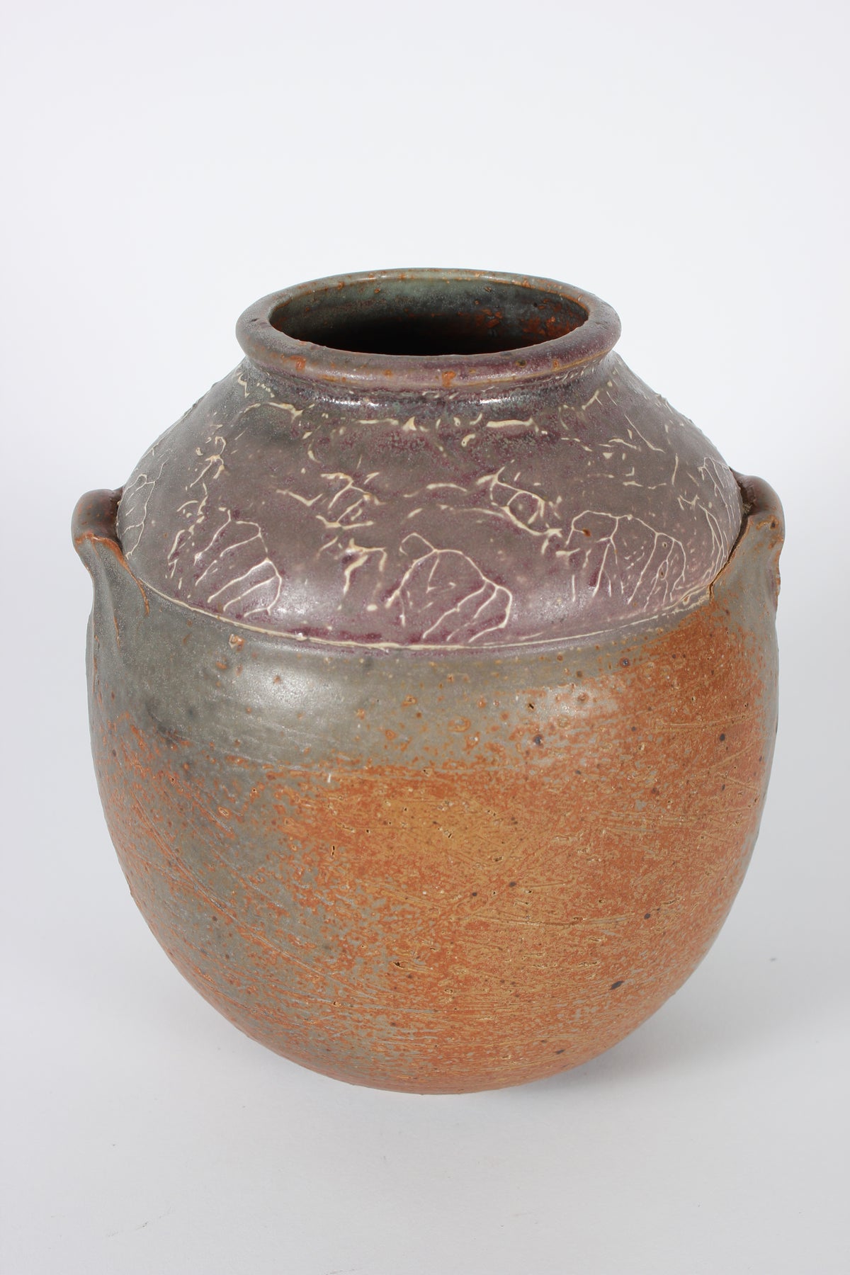 Dual-Textured Ceramic Pot &lt;br&gt;&lt;br&gt;#86188