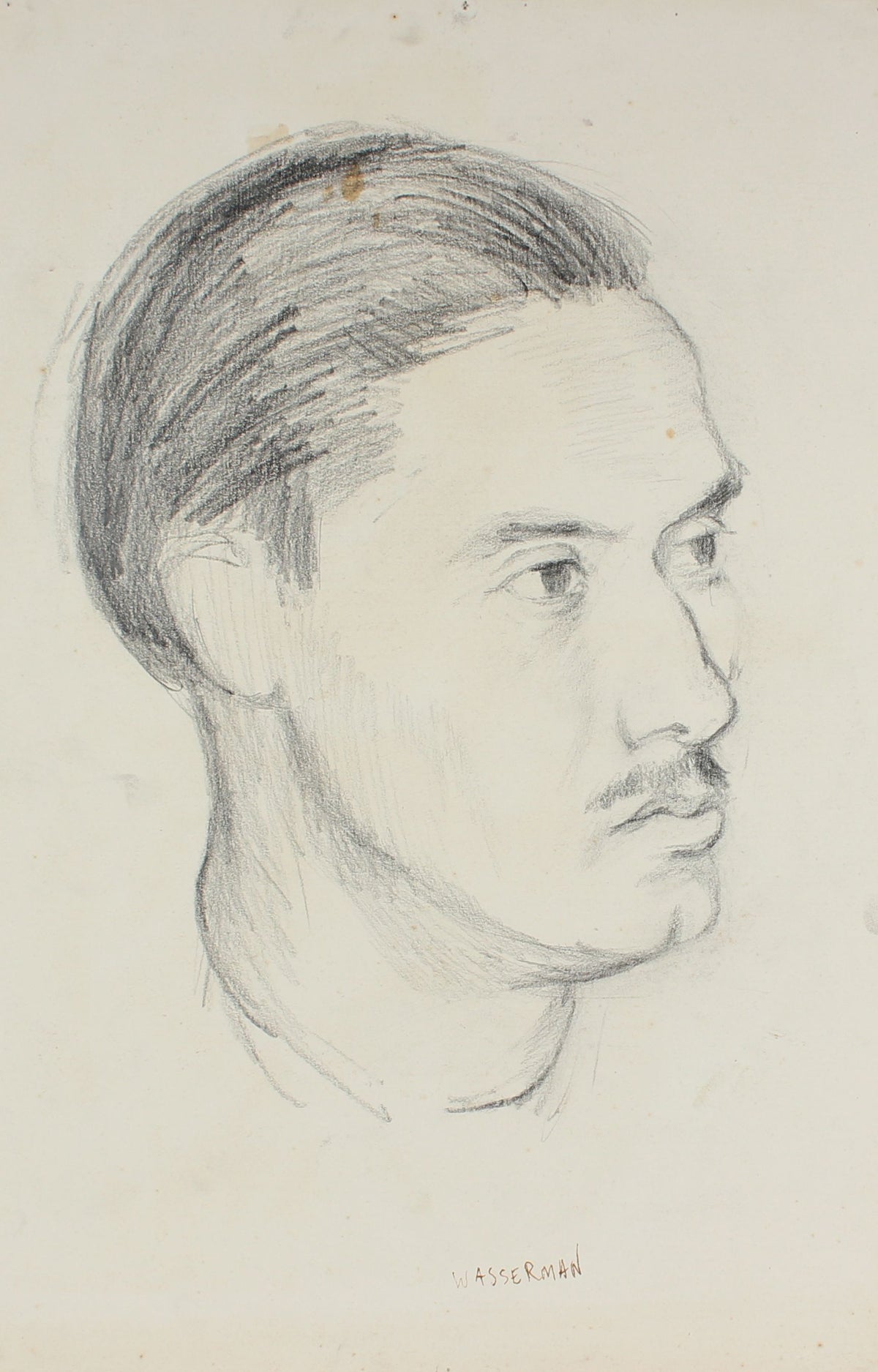 Portrait of a Man, Mexico &lt;br&gt;1947 Graphite &lt;br&gt;&lt;br&gt;#86540