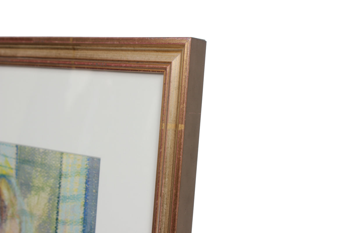 Pastel Seated Female Nude<br>Late 20th Century<br><br>#71532