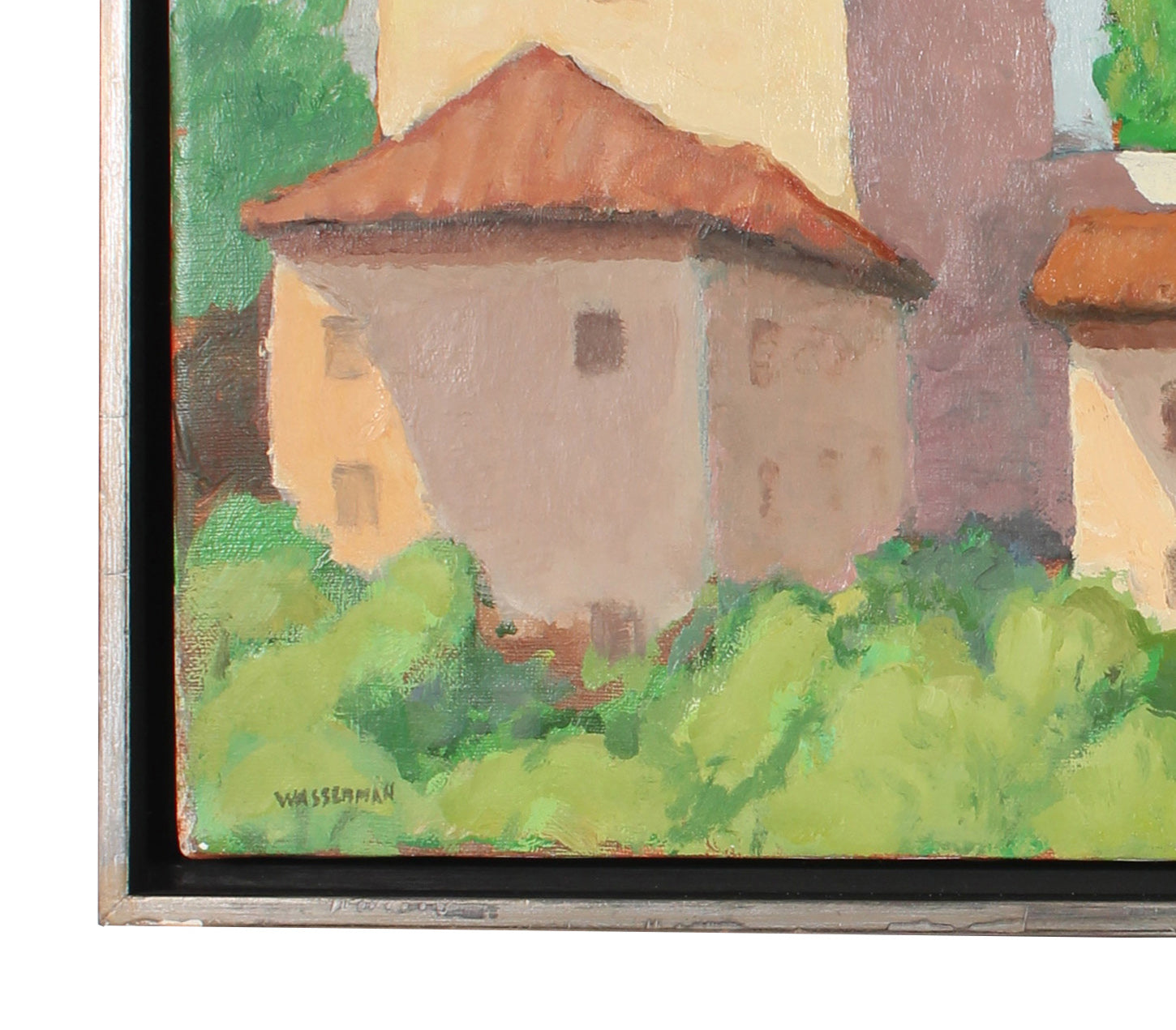 Idyllic European Landscape<br>Late 20th Century Oil<br><br>#88519