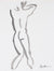 Study Of A Nude From Behind <br>20th Century Ink <br><br>#88676