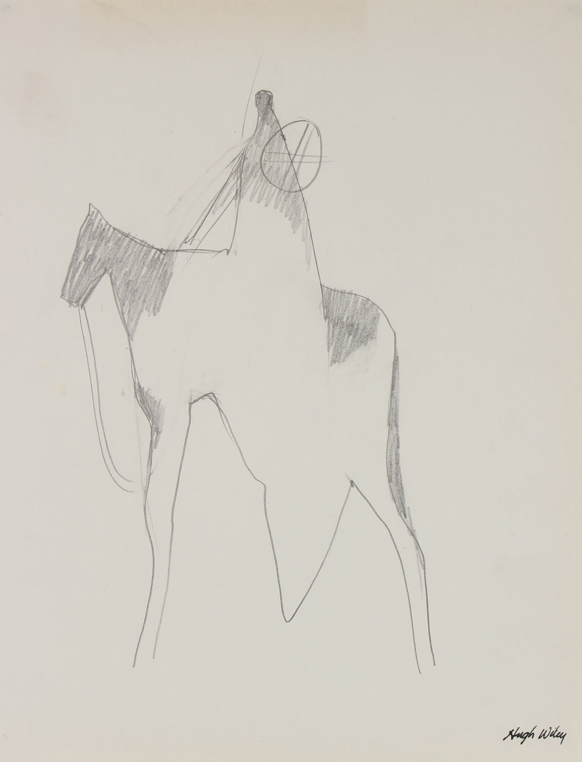 Figure on a Horse &lt;br&gt;1974 Graphite&lt;br&gt;&lt;br&gt;#89429